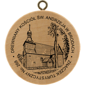 No. 268 - Drewniany kościół św. Andrzeja w Brodach